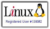 Linux registered user 118592