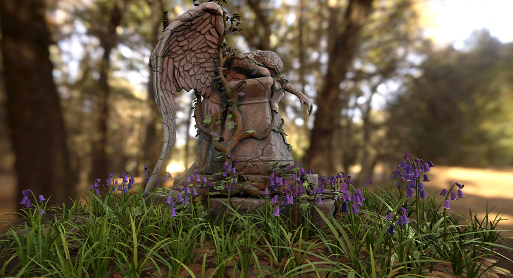 Angel in Bluebells