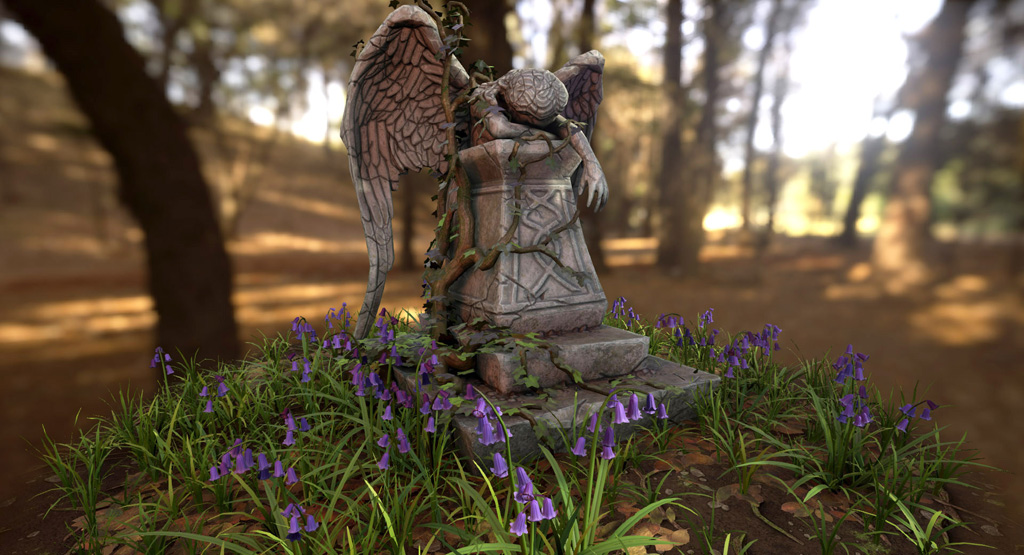 Angel in Bluebells